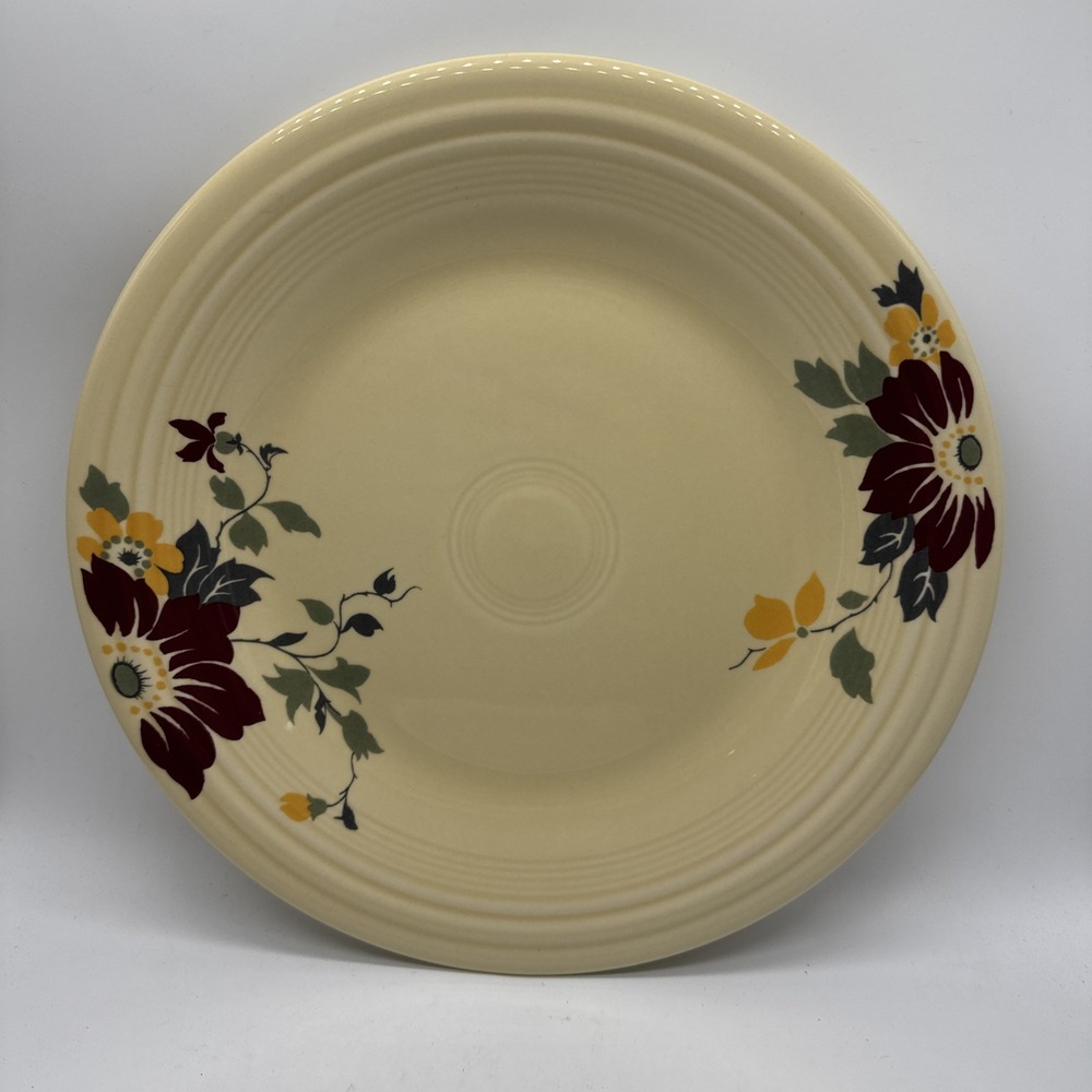 Fiestaware HLCCA Exclusive Clematis Dinner Plate 10.5"
